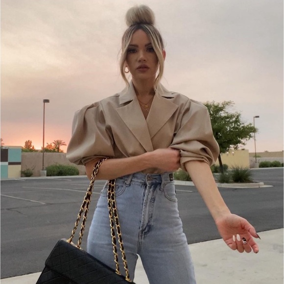 Marled blazer top - Picture 6 of 7